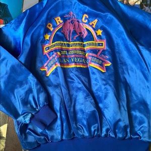 Vintage PRCA Las Vegas western bomber jacket